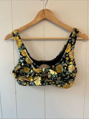 Old Navy Sunflower Bikini Top